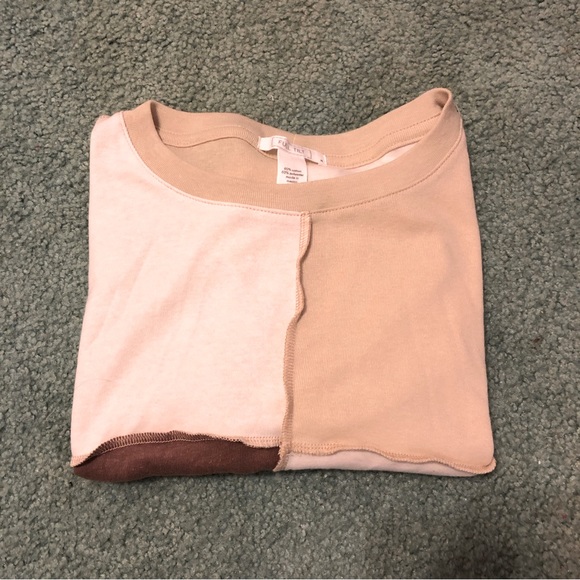 Tilly’s Full Tilt Color Block Cropped Long Sleeve - Picture 6 of 7